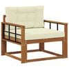 vidaXL Sofa de milieu ext&eacute;rieur Naturel
