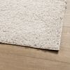 vidaXL Tapis shaggy PAMPLONA poils longs moderne cr&egrave;me 200x200 cm
