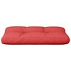 vidaXL Coussin de palette rouge 70x40x12 cm tissu