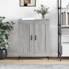 vidaXL Buffet sonoma gris 69,5x34x90 cm bois d'ing&eacute;nierie