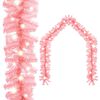vidaXL Guirlande de No&euml;l avec lumi&egrave;res LED 20 m Rose