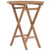 vidaXL Table pliable de jardin 60x60x75 cm Bois de teck solide