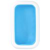 Bestway Piscine gonflable rectangulaire 262x175x51 cm Bleu et blanc