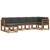 vidaXL Ensemble de canap&eacute;s d'ext&eacute;rieur 7 pc Naturel et Anthracite