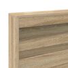 vidaXL T&ecirc;te de lit de rangement Ch&ecirc;ne Sonoma 150 cm Bois d'ing&eacute;nierie
