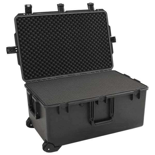 vidaXL Valise de vol portable Noir 79,5x52x39 cm PP