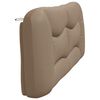 vidaXL Coussin de t&ecirc;te de lit Hvar cappuccino 200 cm similicuir