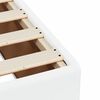vidaXL Cadre de lit sans matelas blanc 100x200 cm similicuir