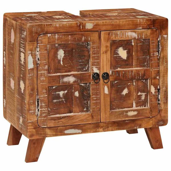 vidaXL Armoire de salle de bain avec &eacute;tag&egrave;re avec stockage avec porte