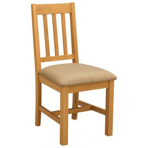 vidaXL Chaise de salle &agrave; manger 2 pcs Bois de ch&ecirc;ne massif Beige