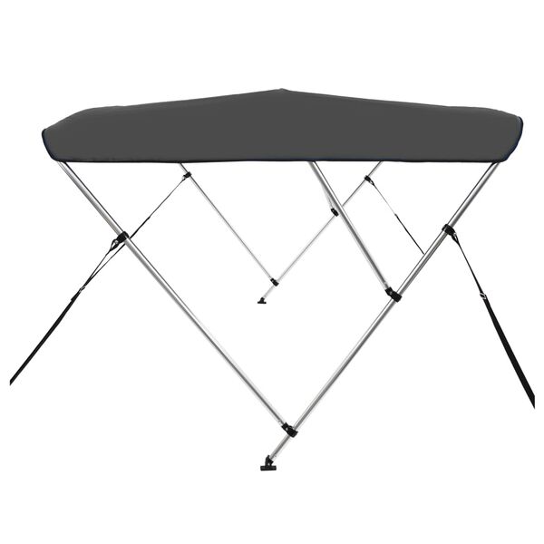 vidaXL Auvent bimini &agrave; 3 arceaux Anthracite 183x180x137 cm