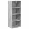 vidaXL Armoire suspendue avec stockage Gris Sonoma 40 x 29,5 x 100 cm