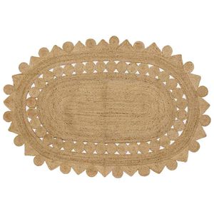 vidaXL Tapis de zone Naturel 205 x 305 cm Jute
