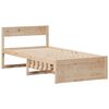vidaXL Cadre de lit sans matelas 90x190 cm bois de pin massif