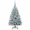 vidaXL Sapin de No&euml;l artificiel Vert et blanc 120 cm PVC et m&eacute;tal