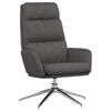 vidaXL Chaise de relaxation Gris fonc&eacute; Tissu