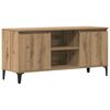 vidaXL Meuble TV ch&ecirc;ne artisanal 102x35x50 cm bois d'ing&eacute;nierie