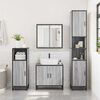 vidaXL Armoire &agrave; miroir de salle de bain sonoma gris bois d&rsquo;ing&eacute;nierie