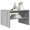vidaXL Table basse Gris Sonoma 60 x 50 x 40 cm Bois d'ing&eacute;nierie