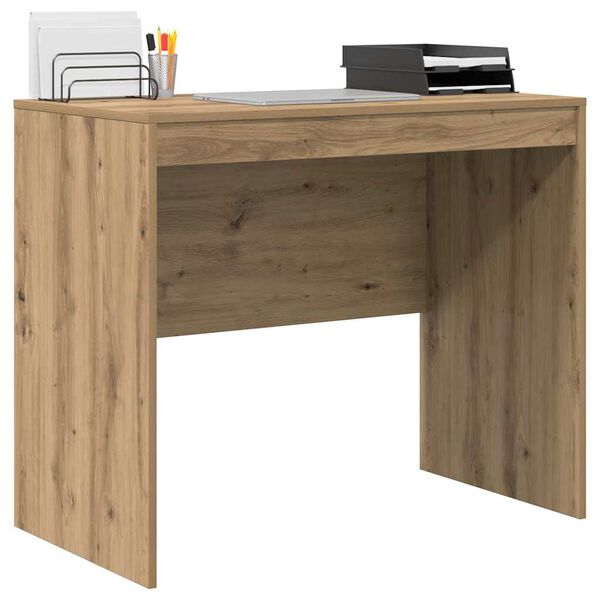 vidaXL Bureau Ch&ecirc;ne artisanal 90 x 50 x 76 cm
