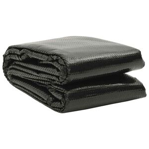 vidaXL Couverture de piscine rectangulaire 800x500 cm PE Noir