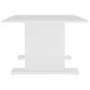 vidaXL Table basse blanc 103,5x60x40 cm bois d'ing&eacute;nierie
