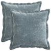 vidaXL Housse de coussin 2 pc HOUTEN Bleu clair 40 x 40 cm