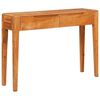 vidaXL Table console Marron 110 x 30 x 80 cm Bois d'Acacia Massif