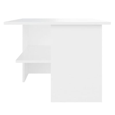 vidaXL Table basse blanc 90x60x46,5 cm bois d'ingénierie