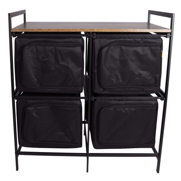 Bo-Camp Armoire de cuisine Lawton Noir