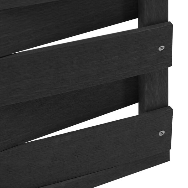 vidaXL Panneau de clôture WPC 170x180 cm noir