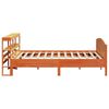vidaXL Cadre de lit sans matelas cire marron 180x200cm bois pin massif
