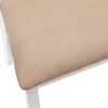 vidaXL Chaises de salle &agrave; manger 2 pcs Blanc 50 x 52,5 x 91 cm