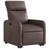 vidaXL Fauteuil inclinable marron similicuir
