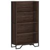 vidaXL Biblioth&egrave;que ch&ecirc;ne marron 80x31x137,5 cm bois d'ing&eacute;nierie