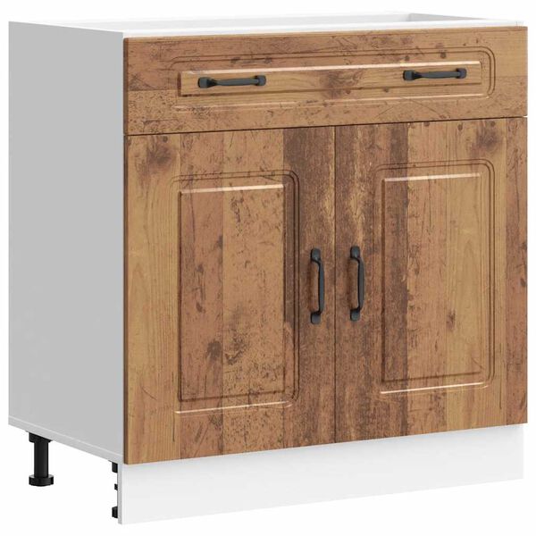 vidaXL Armoire de cuisine Kalmar vieux bois bois d'ing&eacute;nierie