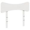 vidaXL T&ecirc;te de lit blanc 90 cm bois massif de pin