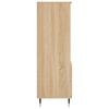 vidaXL Buffet haut Ch&ecirc;ne sonoma 40x36x110 cm Bois d'ing&eacute;nierie