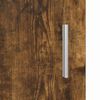 vidaXL Meuble mural Chêne fumé 55 x 29 x 100 cm Bois d'ingénierie
