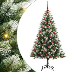 vidaXL Arbre de No&euml;l artificiel avec neige artificielle 150 LED