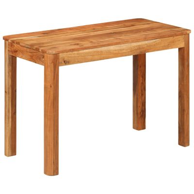 vidaXL Table à manger 110x55x76 cm bois d'acacia massif