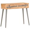 vidaXL Table console 90 x 30 x 75 cm Bois d'acacia massif