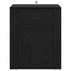 vidaXL Cabinet de chevet Ch&ecirc;ne noir 35 x 50 x 60 cm Bois d'ing&eacute;nierie