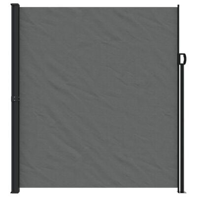 vidaXL Auvent latéral rétractable anthracite 220x300 cm