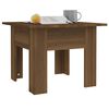 vidaXL Table basse ch&ecirc;ne marron 55x55x42 cm bois d'ing&eacute;nierie