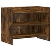 vidaXL Meuble TV 60 x 33 x 47 cm Ch&ecirc;ne fum&eacute; Bois d'ing&eacute;nierie