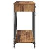 vidaXL Table console Bois Ancien 100 x 39 x 78,5 cm Bois d'ingénierie