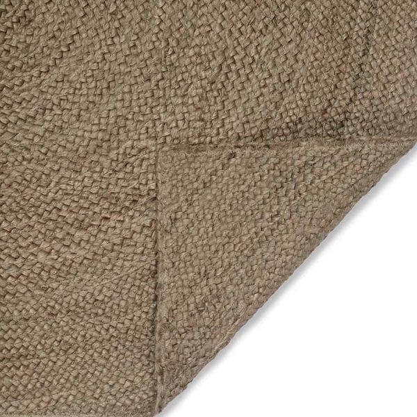 vidaXL Tapis de surface Rectangulaire Gris 80 x 150 cm Jute
