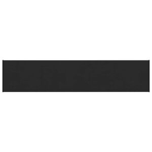 vidaXL Appui de fen&ecirc;tre Noir avec grain de bois 140 x 35 x 4,5 cm PVC