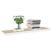 vidaXL Étagères flottantes 2 pcs Chêne et blanc 90x23,5x3,8 cm MDF